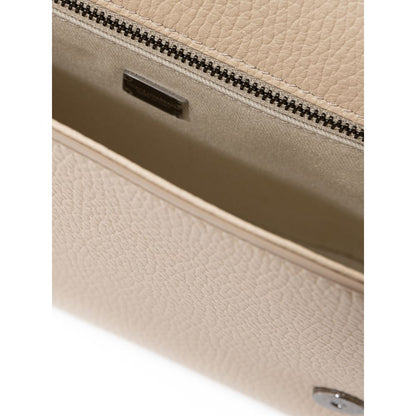 Beige Leather Bag