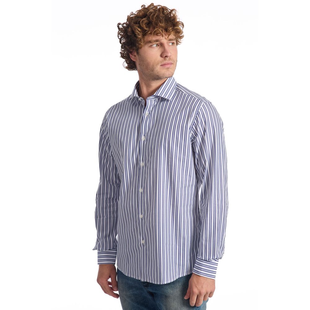 Light Blue Cotton Men Shirt