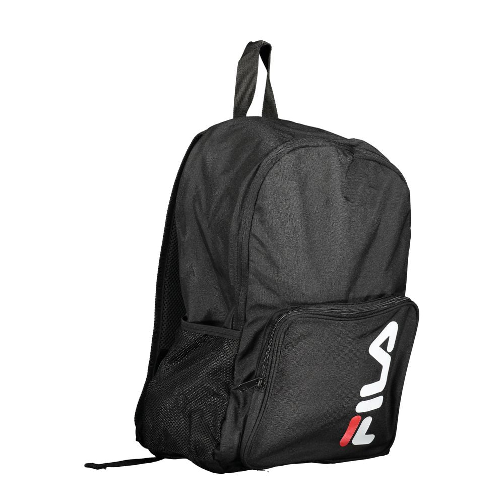 Black Polyester Backpack