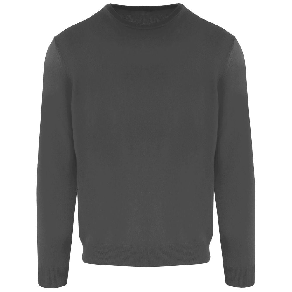 Gray Wool Men Sweater