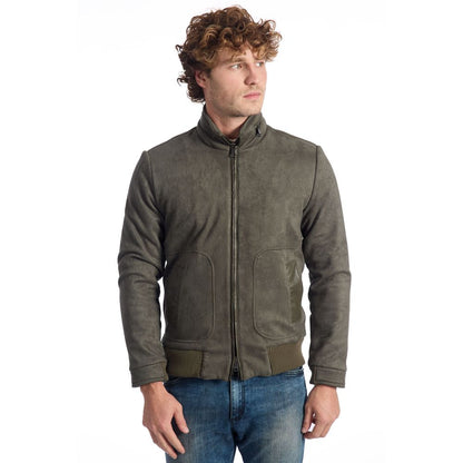 Green Ecomontone Men Jacket