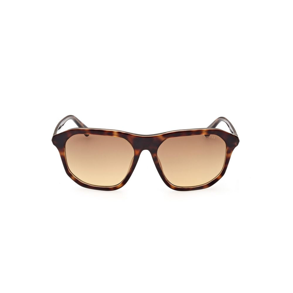 Brown Injected Sunglasses