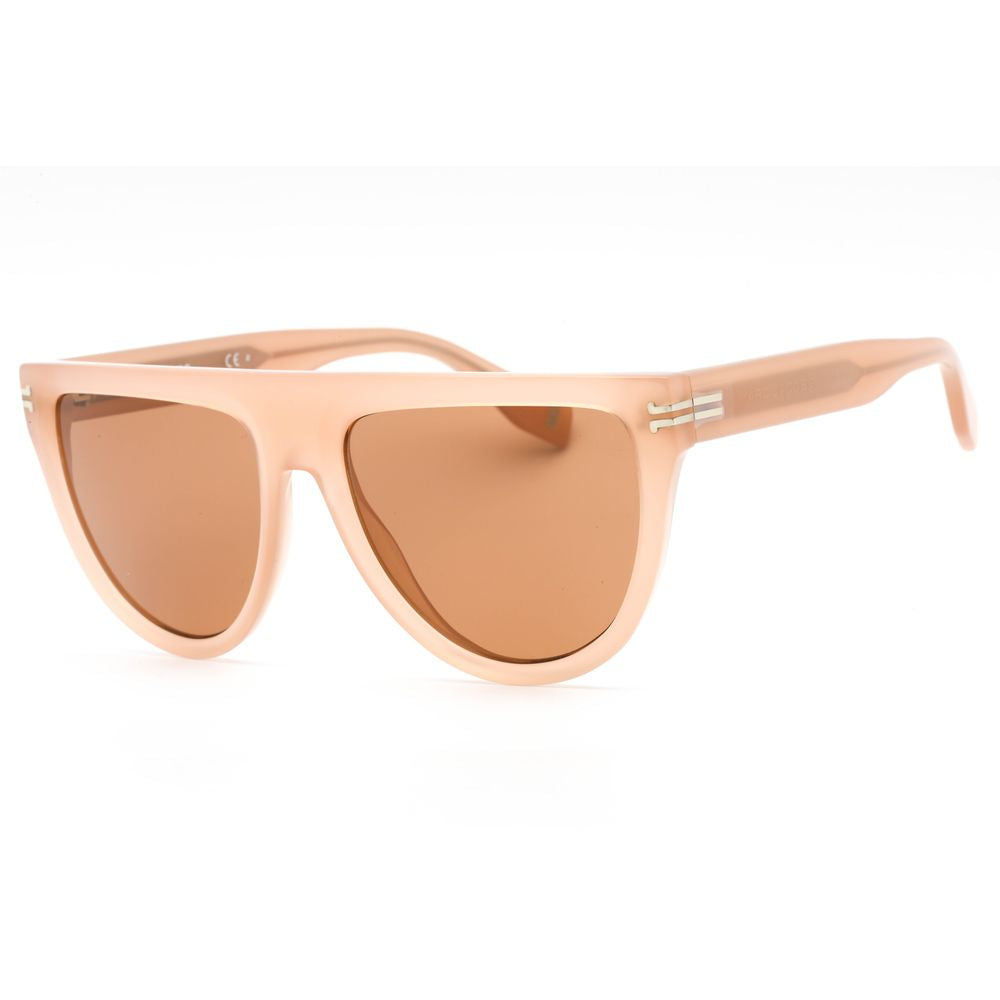 Beige Plastic Sunglasses