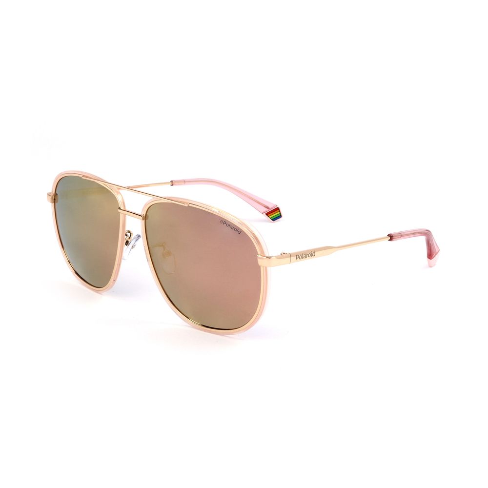 Rose Gold Metal Sunglasses