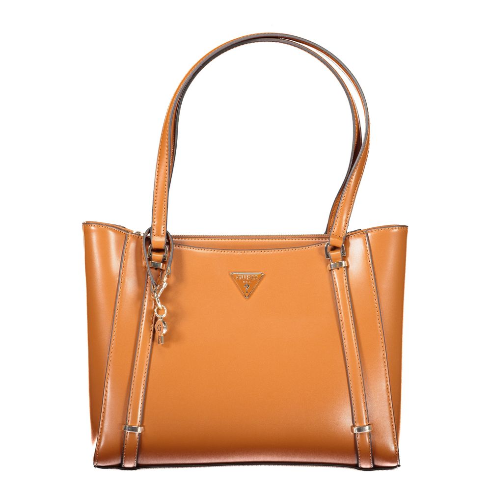 Brown Polyethylene Handbag