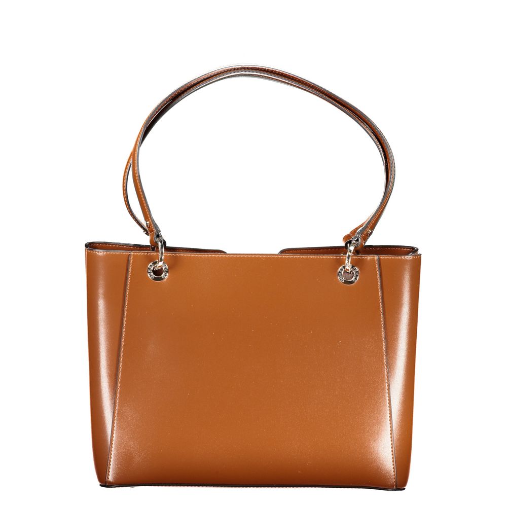 Brown Polyethylene Handbag