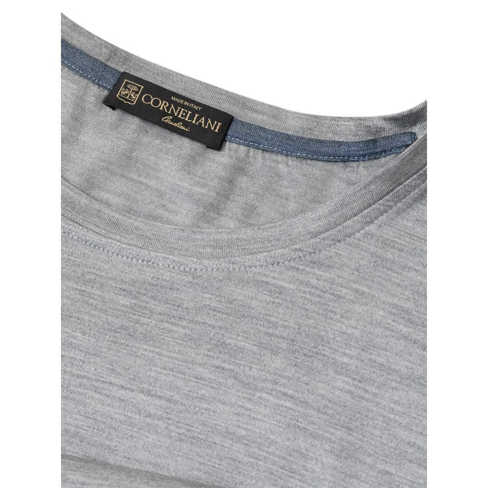 Gray Silk T-Shirt