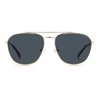 Gold Stainless Steel Sunglasses