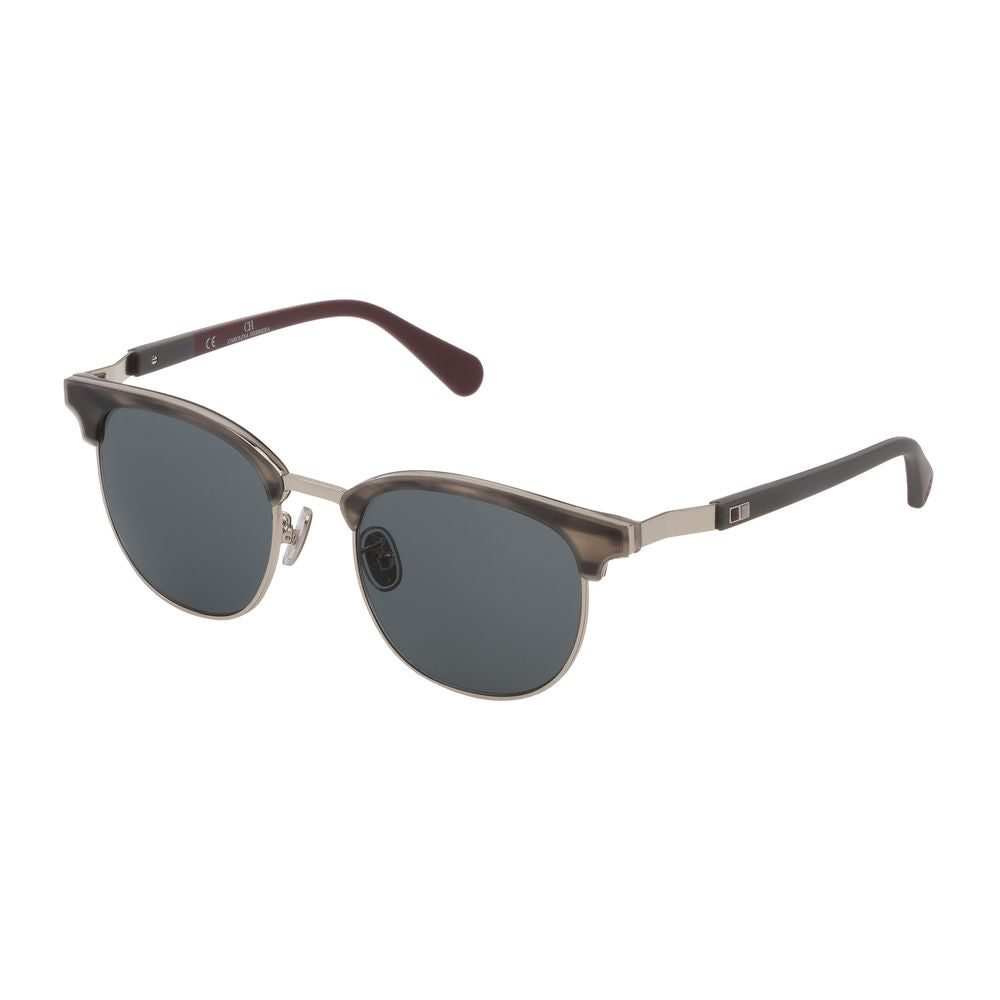 Gray Acetate And Metal Sunglasses