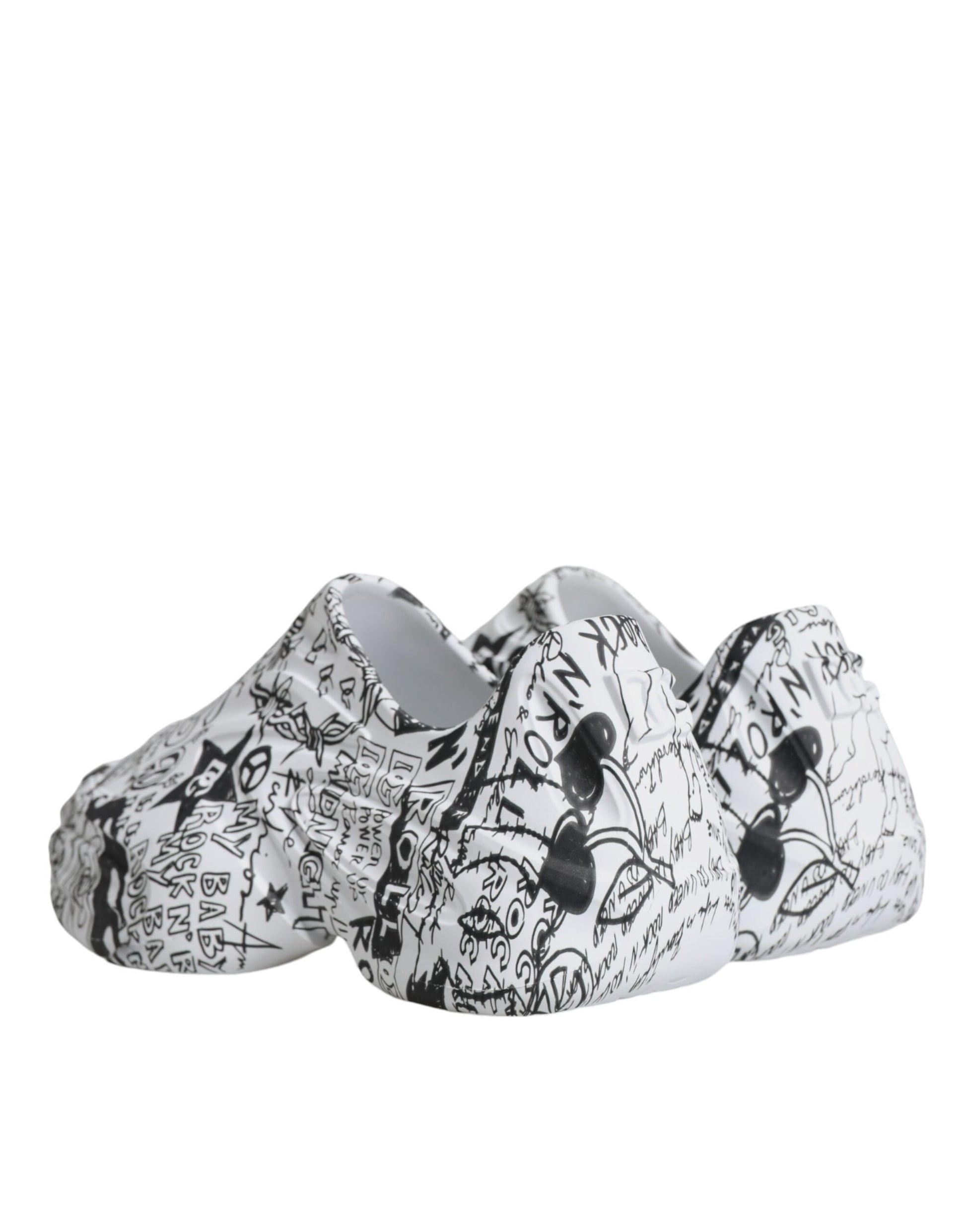 White Black Graffiti Daymaster Sneakers Shoes