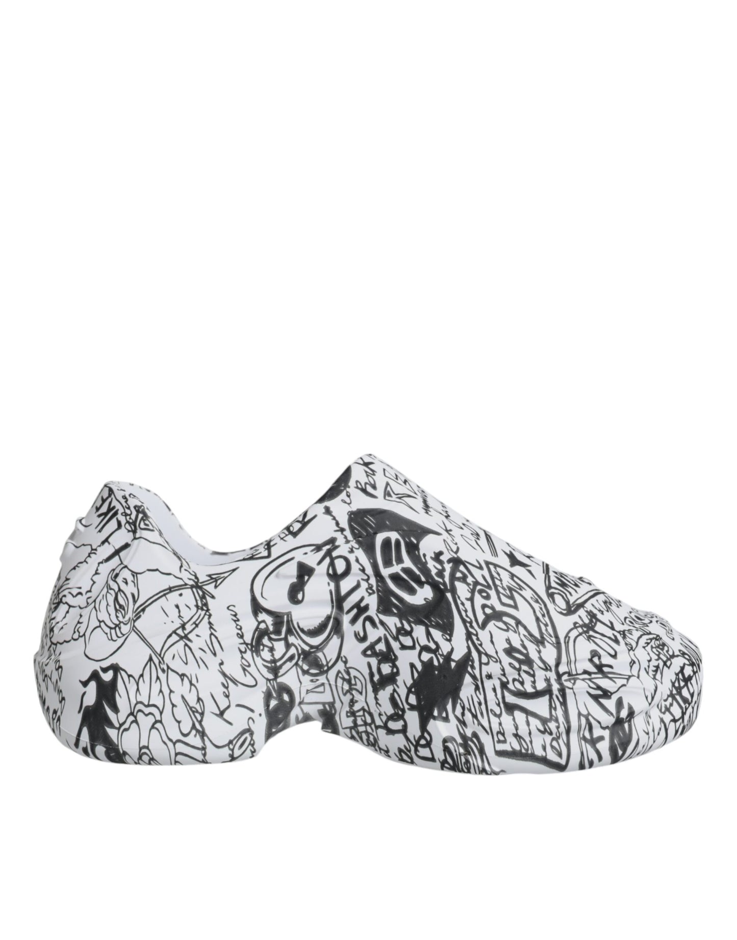 White Black Graffiti Daymaster Sneakers Shoes