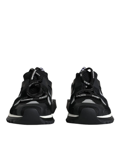 Black Mesh Sorrento Trekking Sneakers Shoes