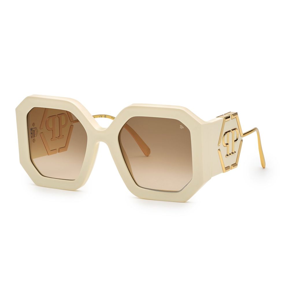 White Acetate Sunglasses