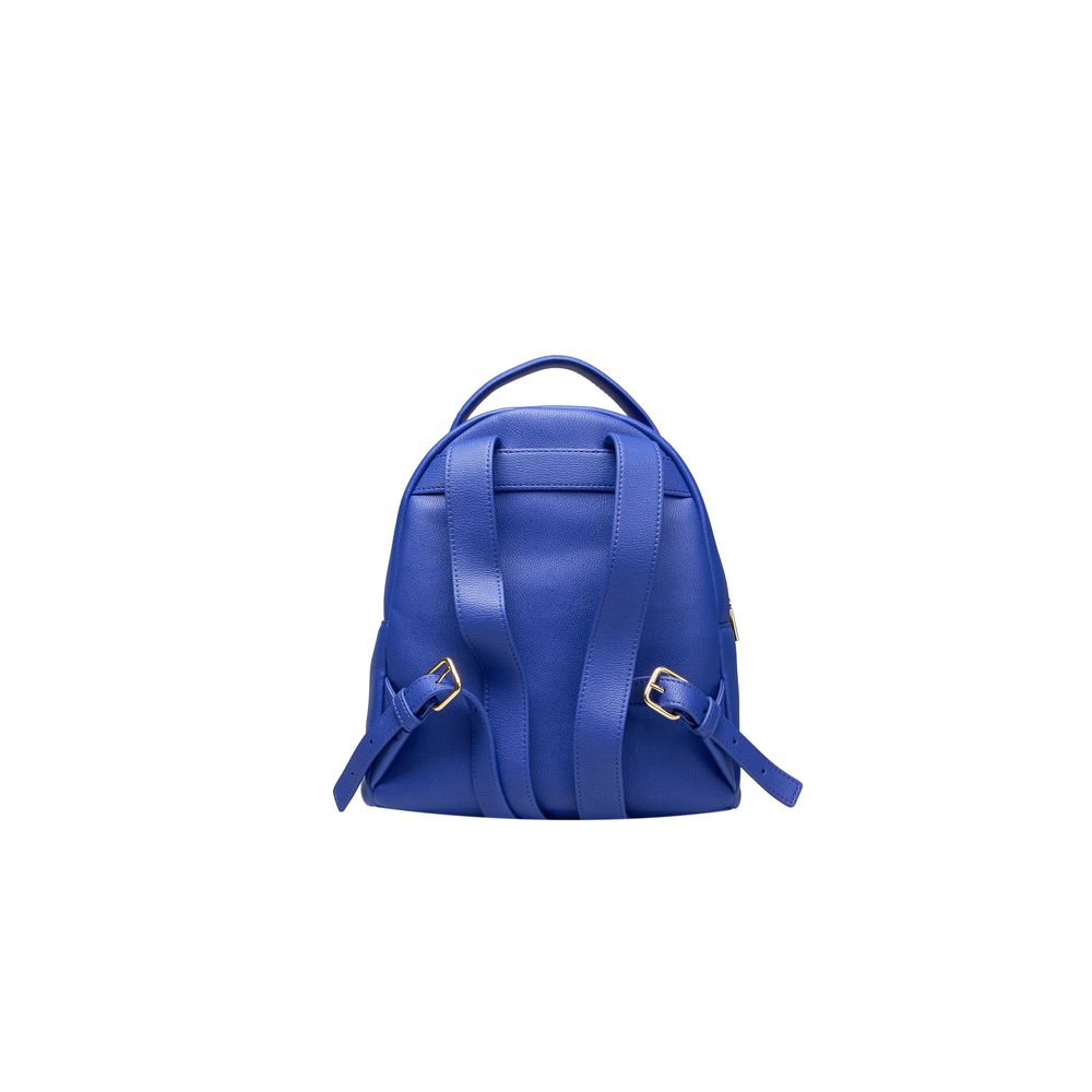 Blue Polyethylene Women Backpack