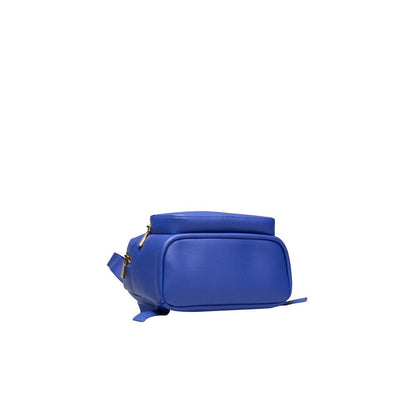 Blue Polyethylene Women Backpack