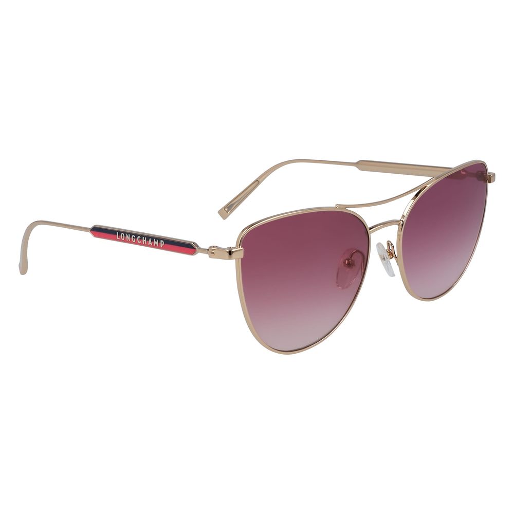 Rose Gold Metal Sunglasses