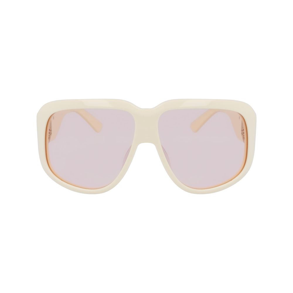 White Acetate Sunglasses