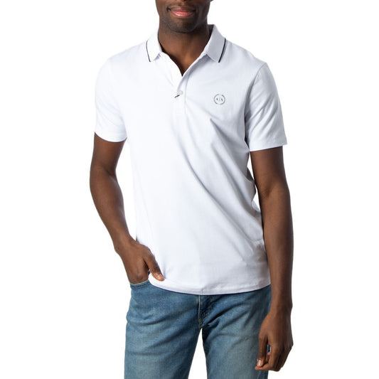 White Cotton Polo Shirt