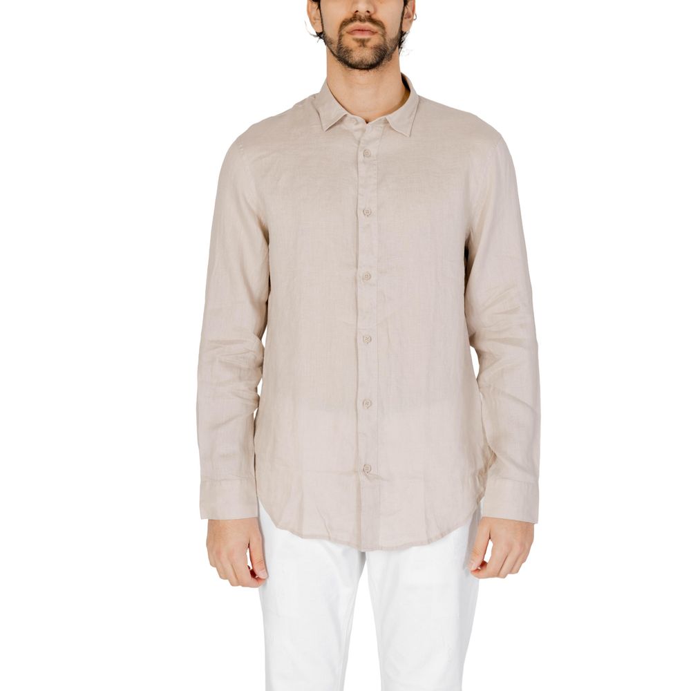 Beige Linen Shirt