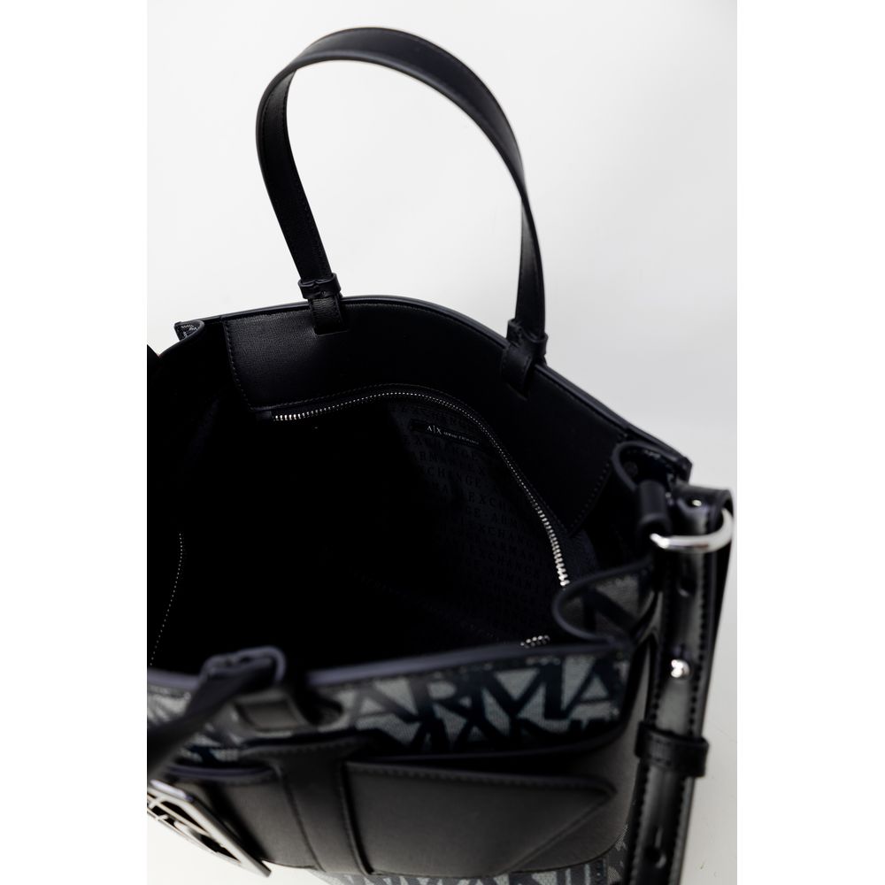 Black Cotton Handbag