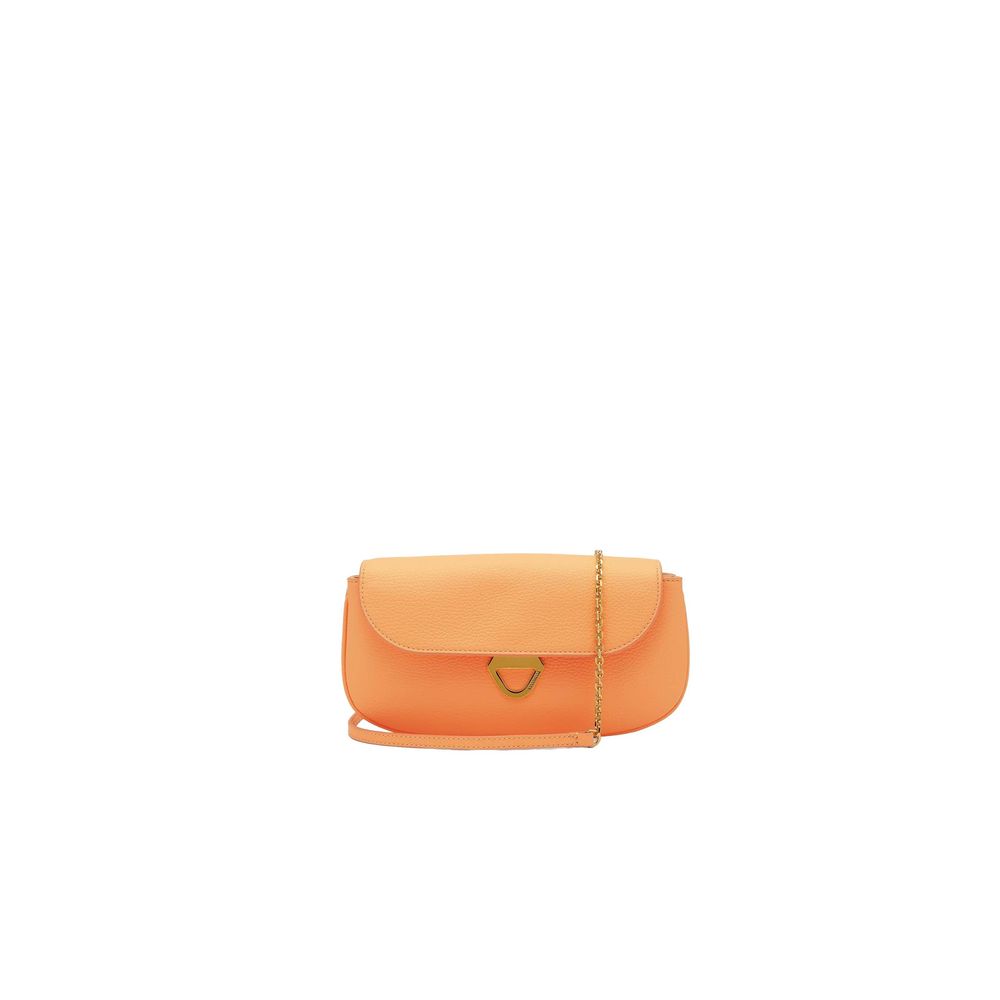 Orange Leather Handbag