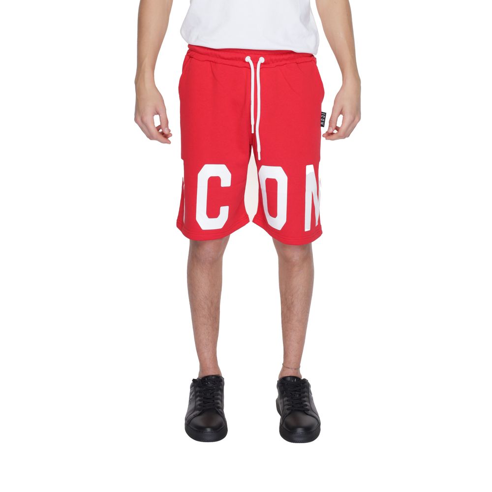 Red Cotton Short