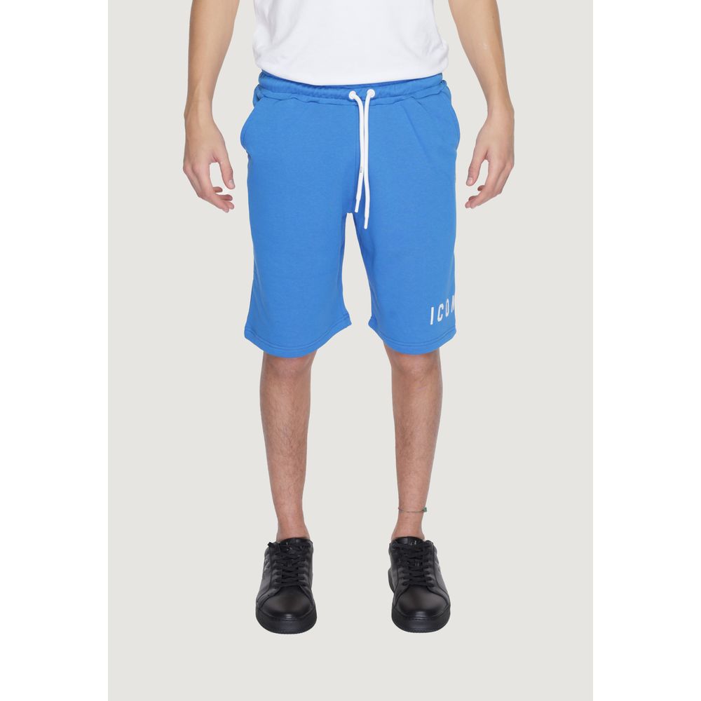 Blue Cotton Short