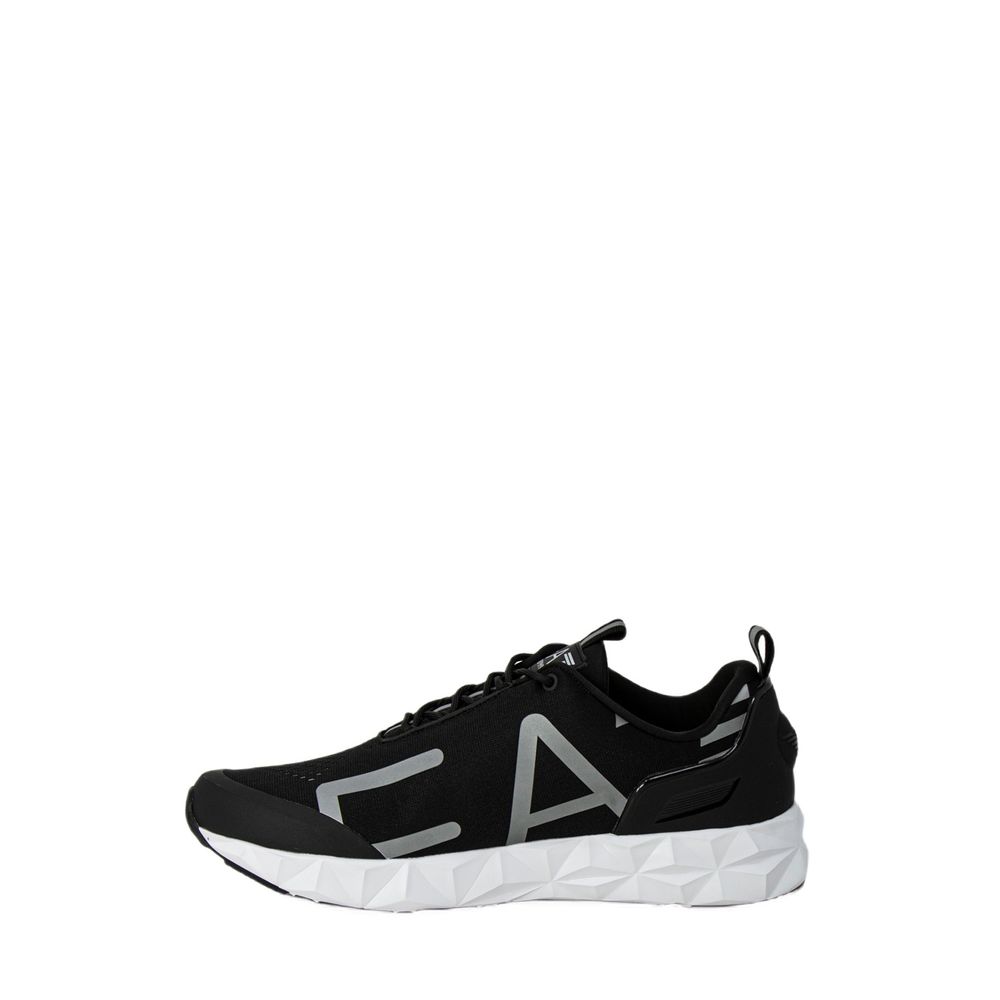 Black Polyester Sneaker