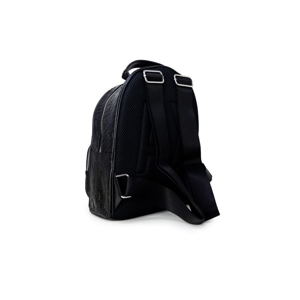 Black Polyester Backpack