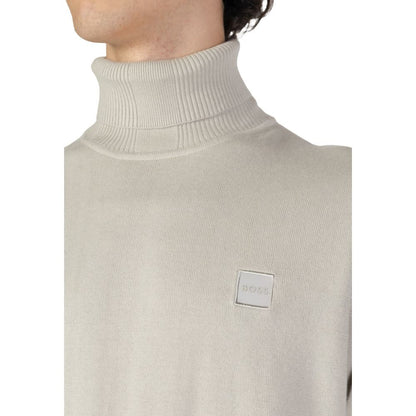 Beige Cotton Sweater