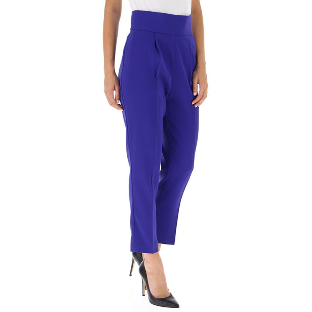 Purple Polyester Jeans & Pant