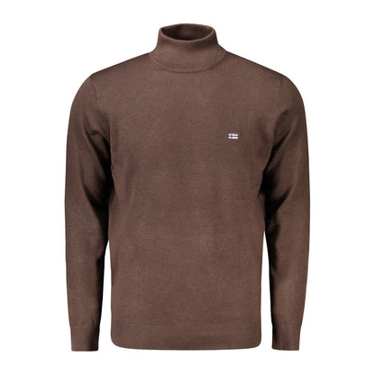 Brown Polyester Sweater