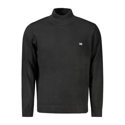 Black Polyester Sweater