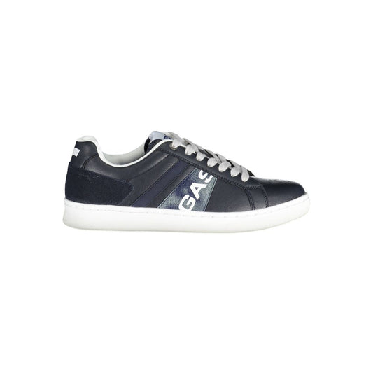 Blue Artificial Leather Sneaker