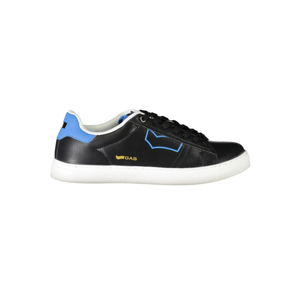 Black Polyester Sneaker