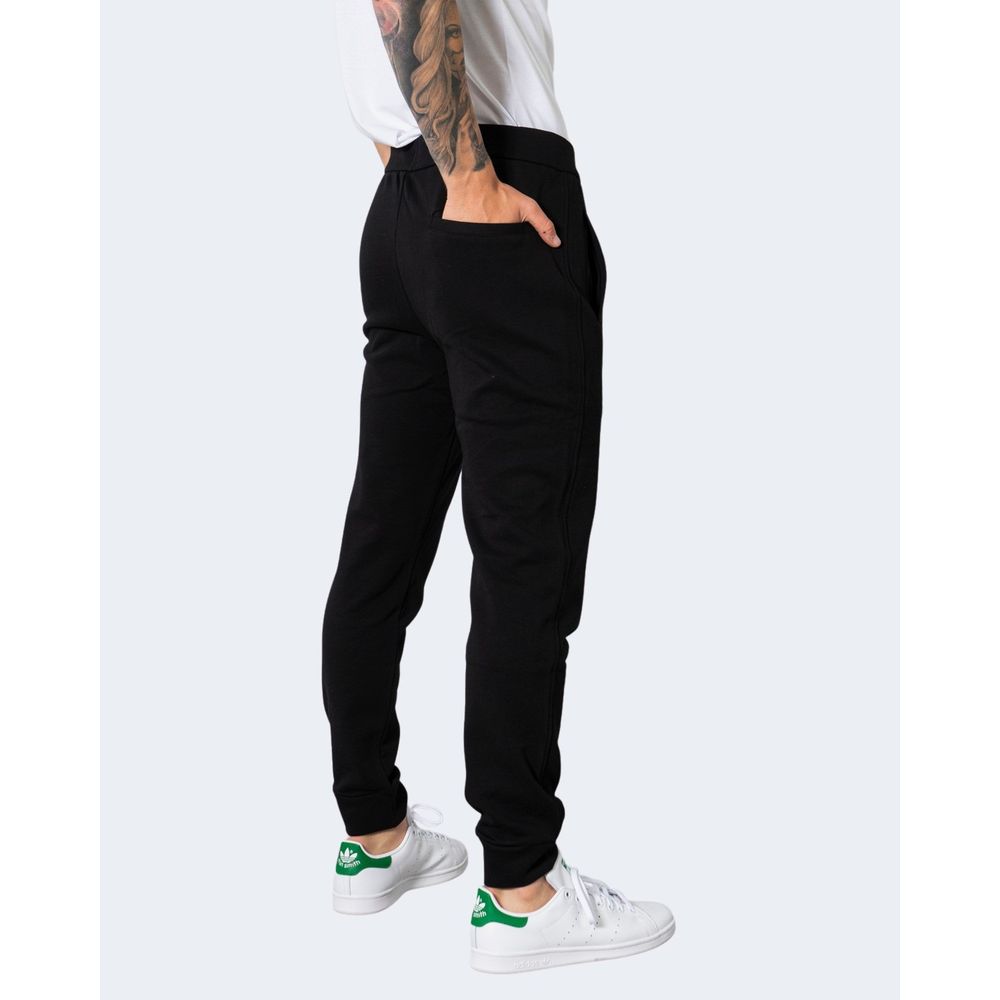 Black Cotton Jeans & Pant