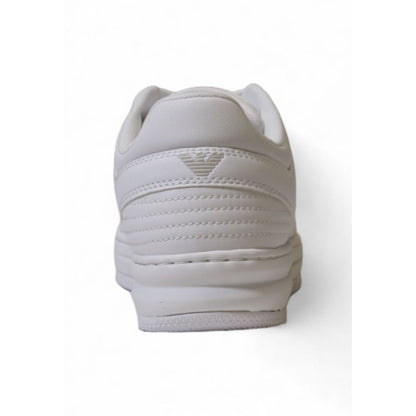 White Polyester Sneaker