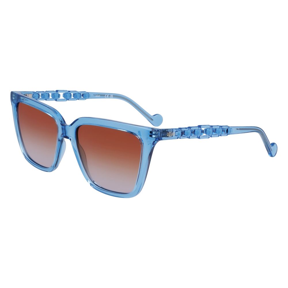 Blue Injected Sunglasses