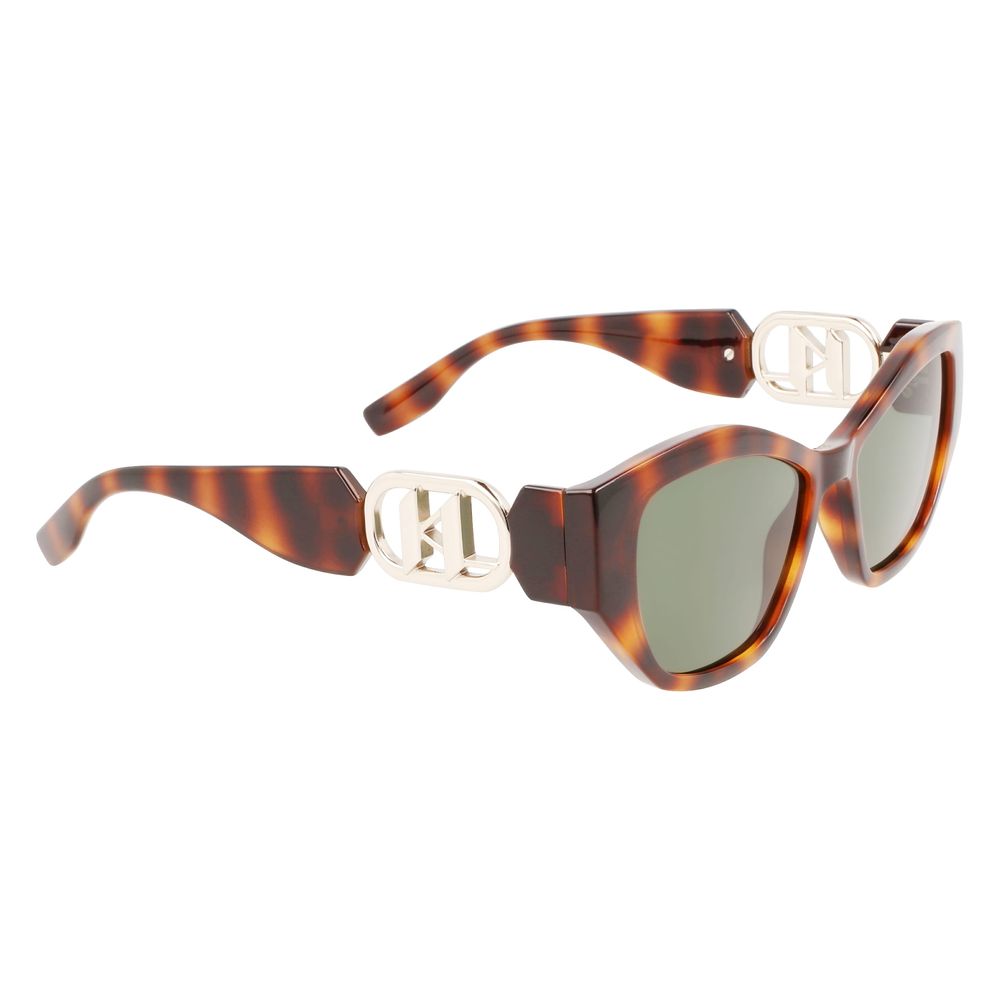 Brown Injected Sunglasses