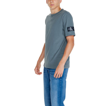 Gray Cotton Rigenerato T-Shirt