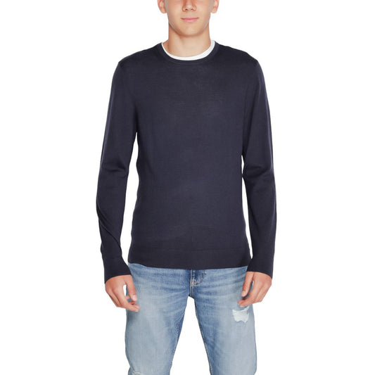 Blue Recycled Wool T-Shirt