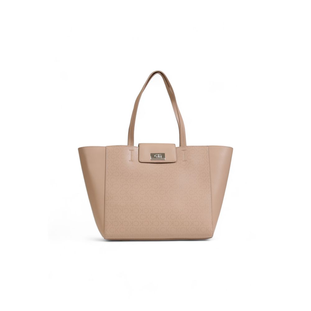 Beige Recycled Polyester Handbag