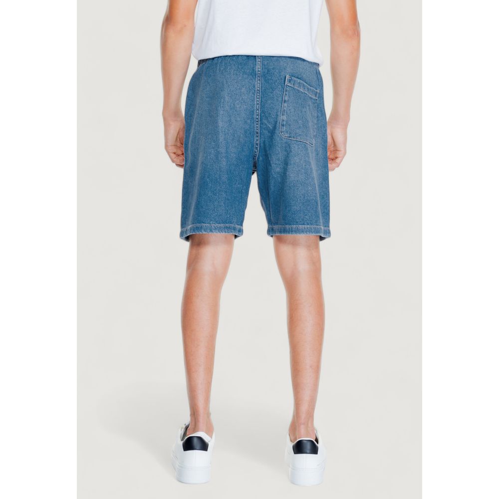 Light Blue Cotton Short