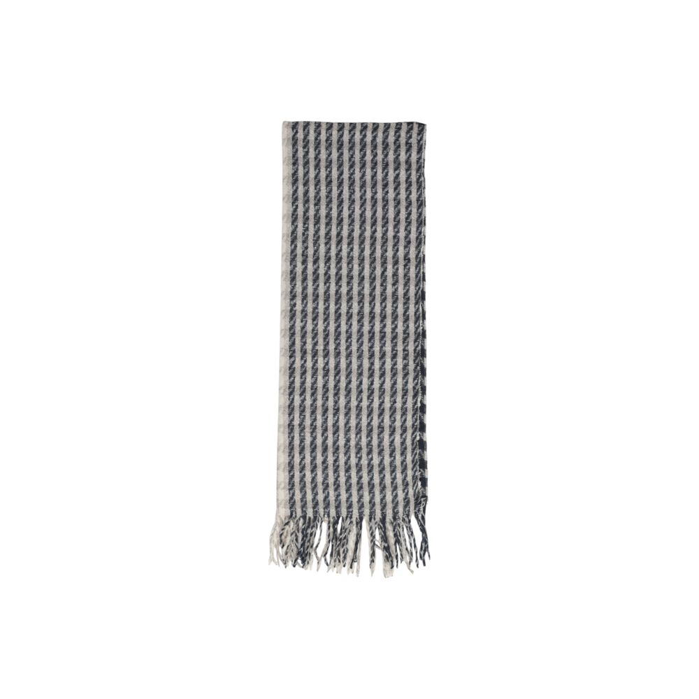 Gray Recycled Polyester Scarf