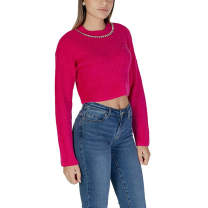 Pink Recycled Polyester Sweater