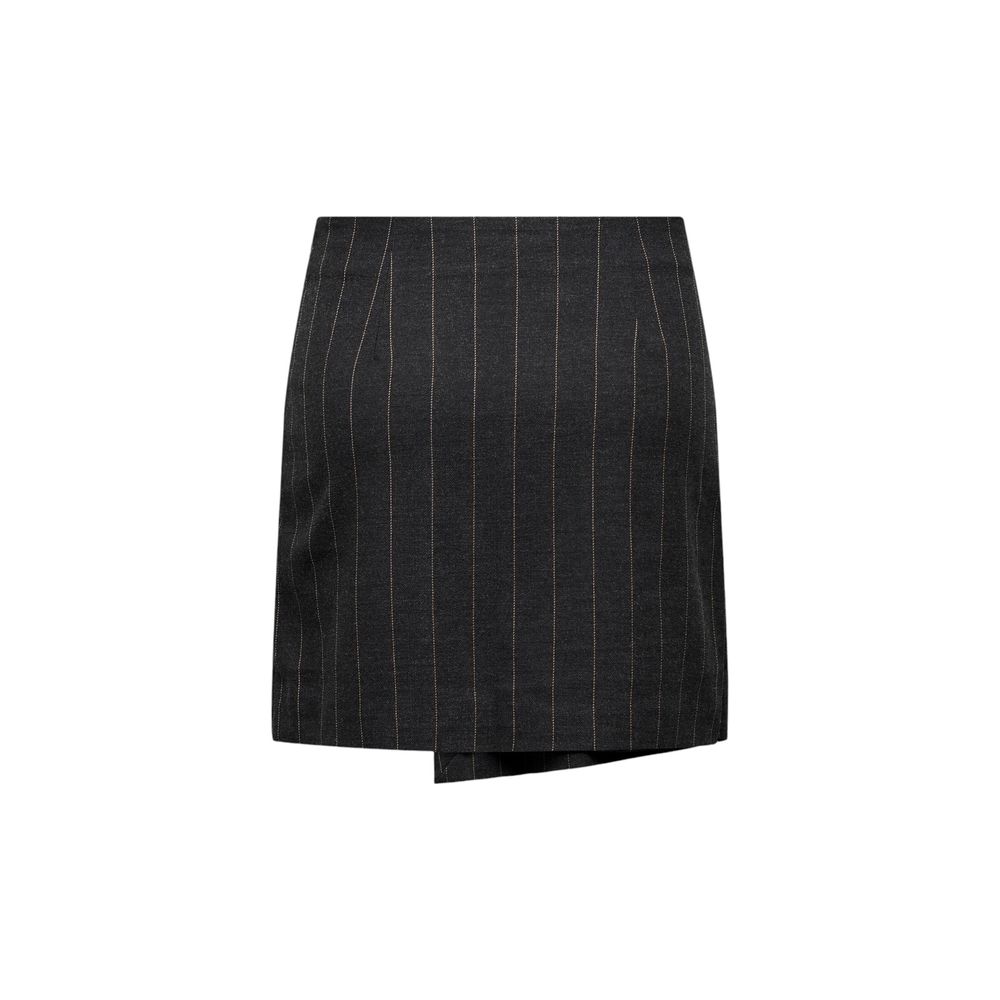 Gray Recycled Polyester Skirt