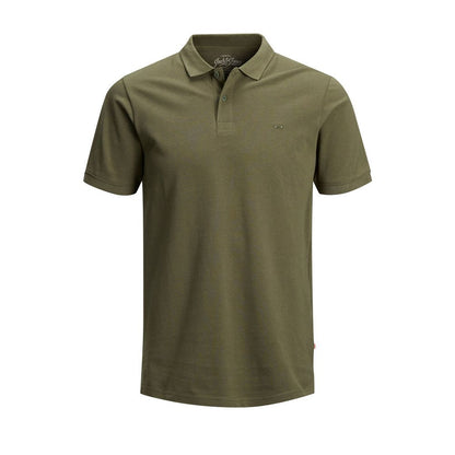 Green Cotton Polo Shirt