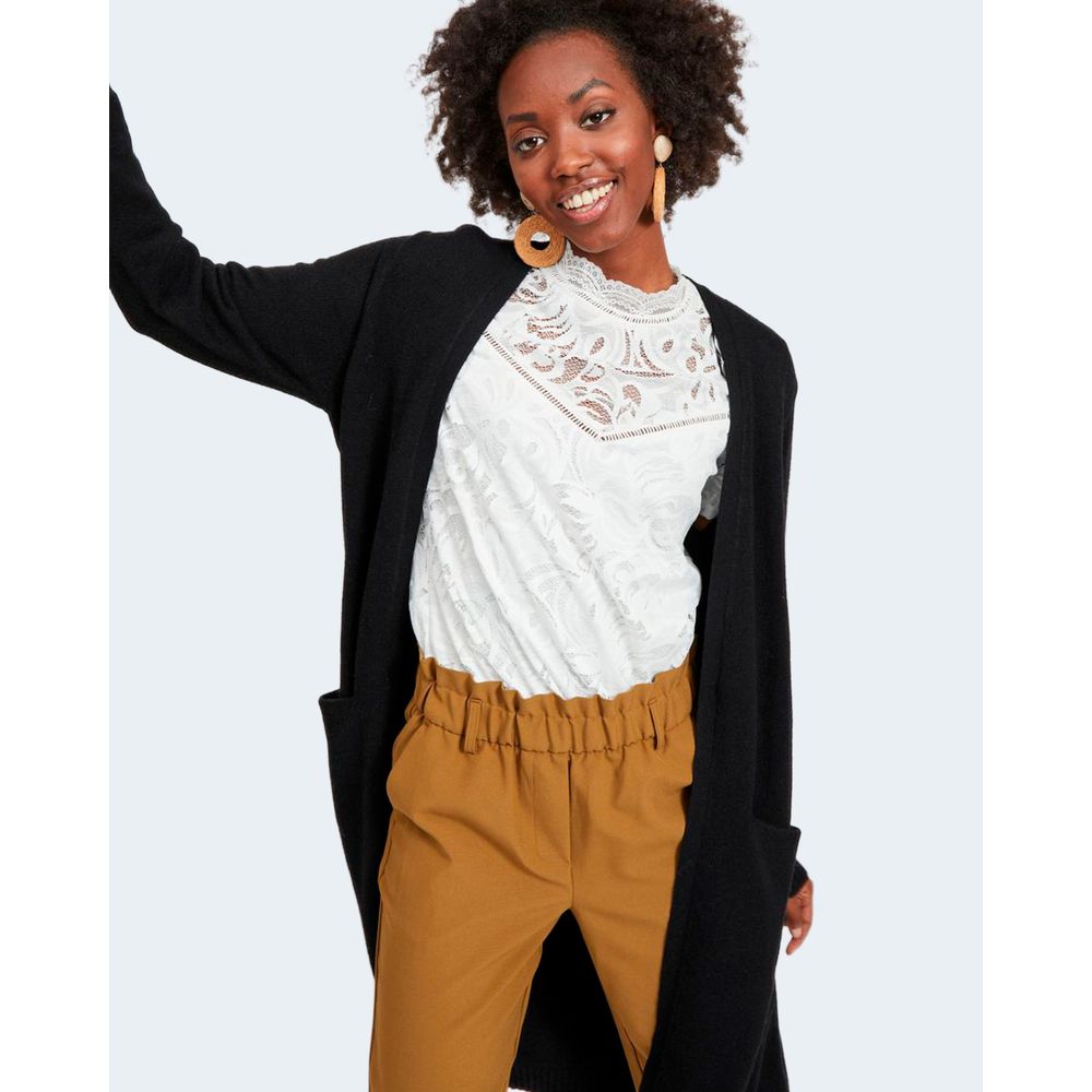 Black Viscose Cardigan