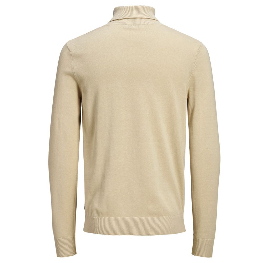 Beige Cotton Sweater