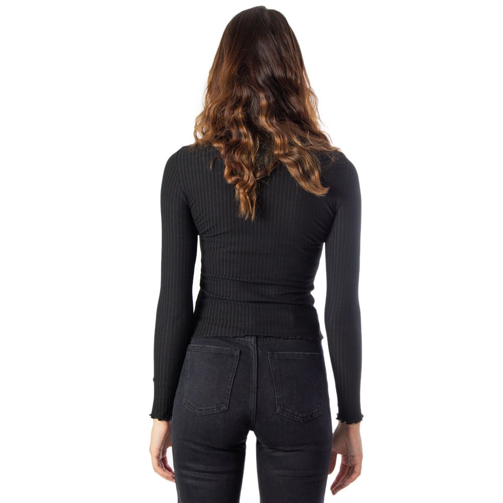 Black Polyester Sweater